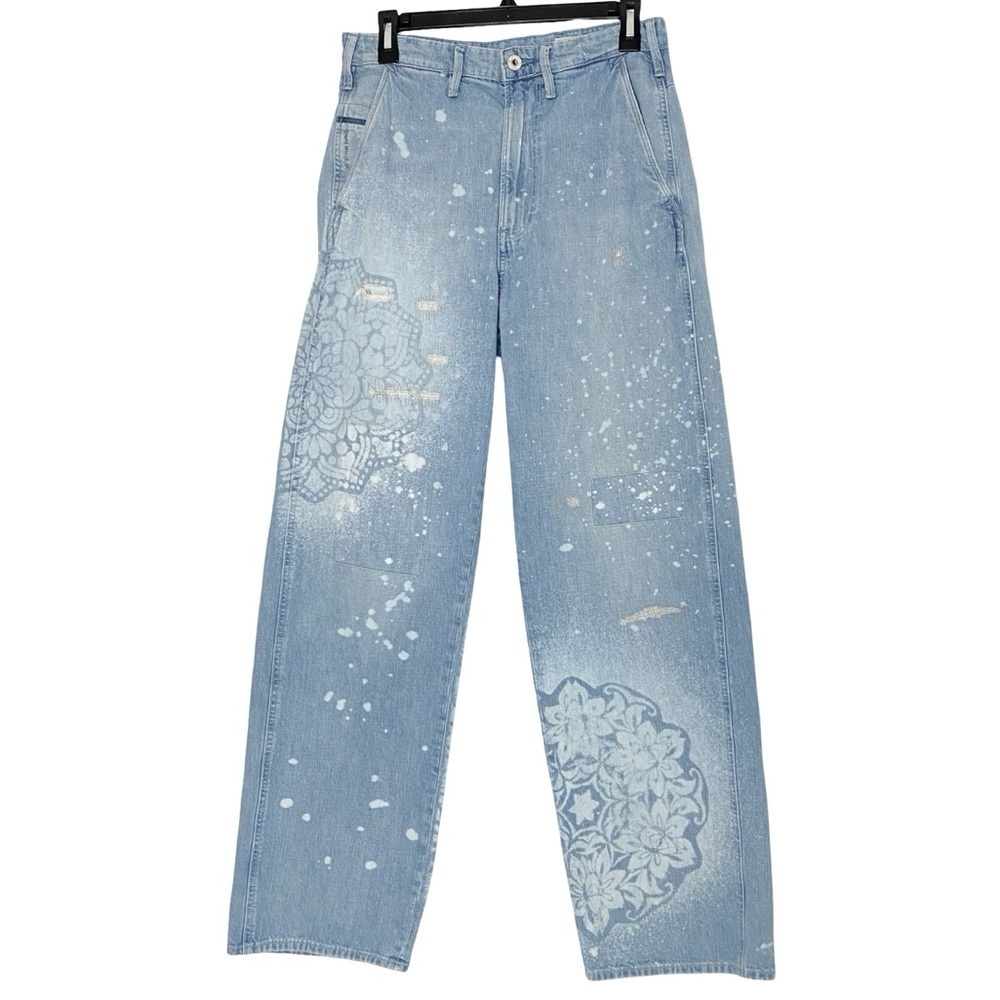 GStar Lintell High Dad Jeans Womens Size 8 Waist 29 G-Star Raw Restored Denim